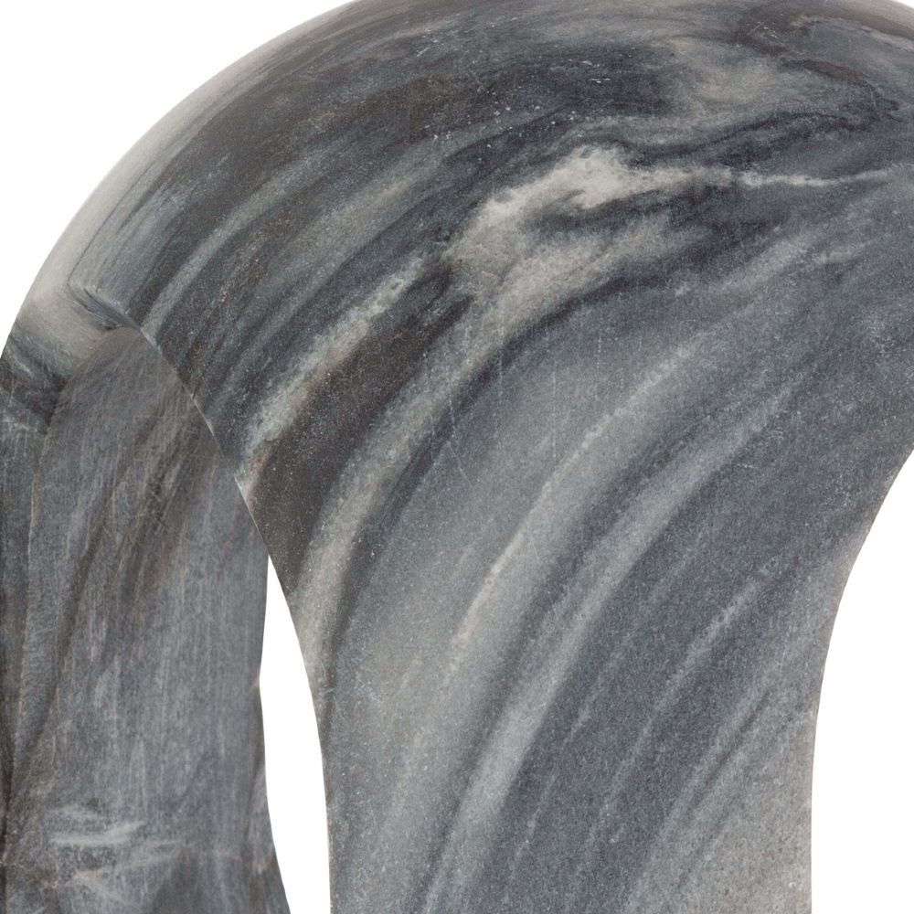 Regina Andrew Bruno Modern Classic Black Marble Sculpture - Large - Image 3