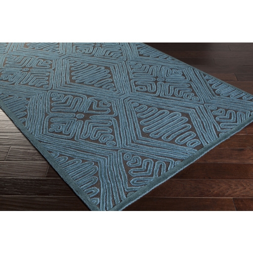 Tulemola Black Indoor 2' x 3' Handmade Rug - Image 2