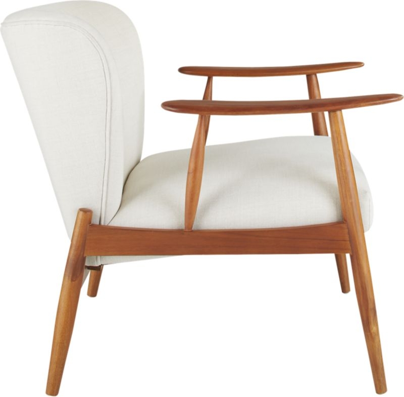 Troubadour Wood Frame Chair, Natural - Image 2