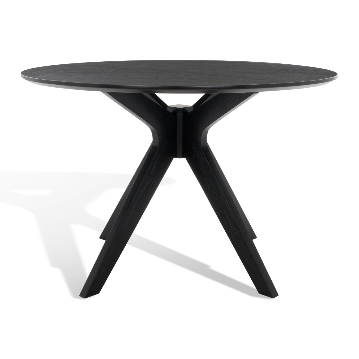 Carolee 46" Round Dining Table - Black - Image 0