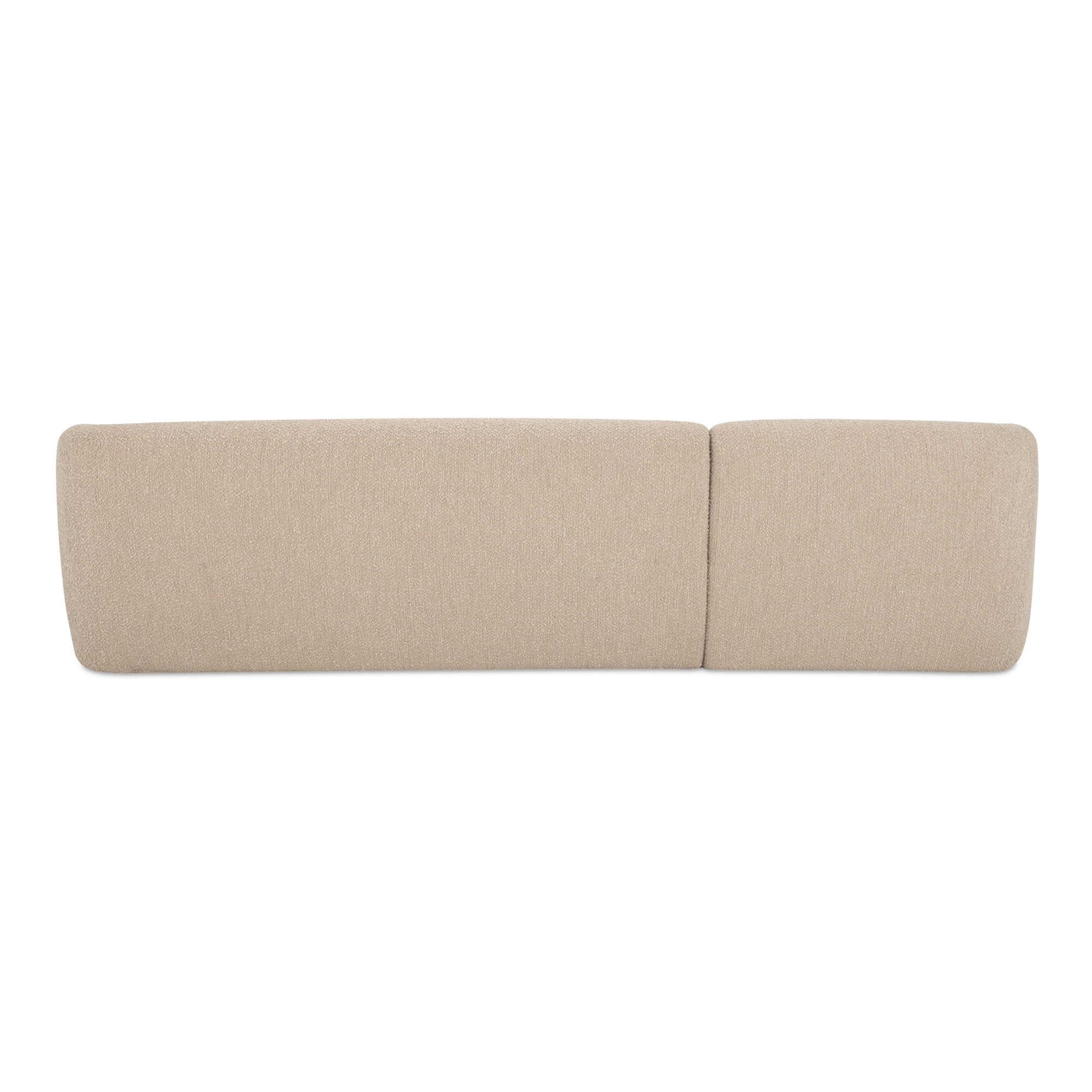 Faye Left Sectional Beige Boucle - Image 3