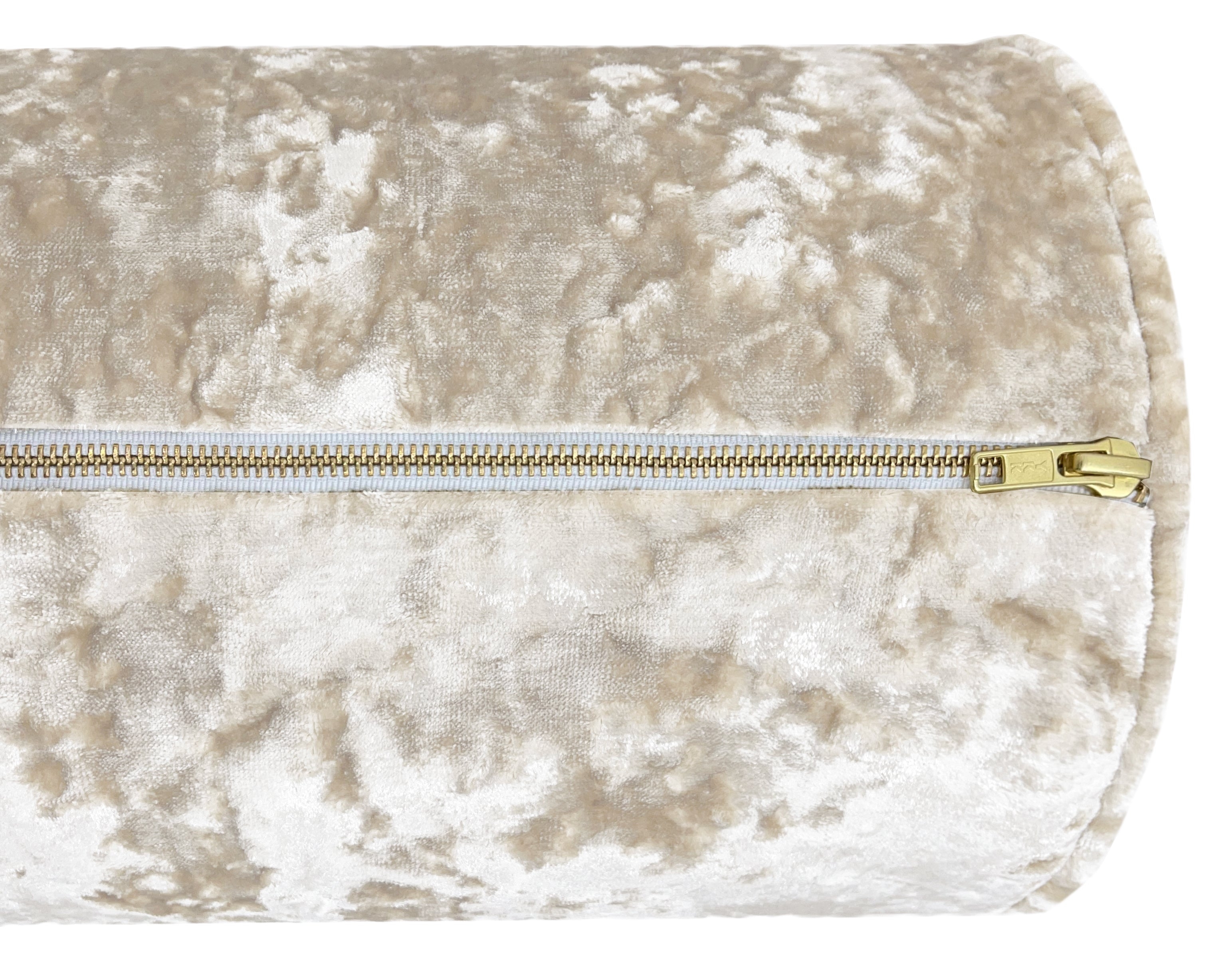 THE BOLSTER :: LAVISH VELVET // ALABASTER - TWIN XL // 9" X 30" - Image 3