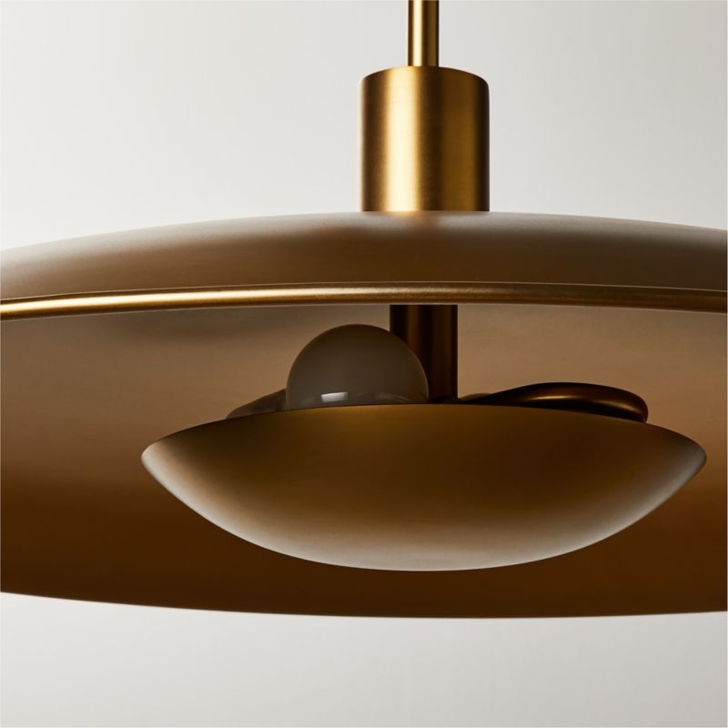 Alavanca Oxidized Brass Pendant Light - Image 2
