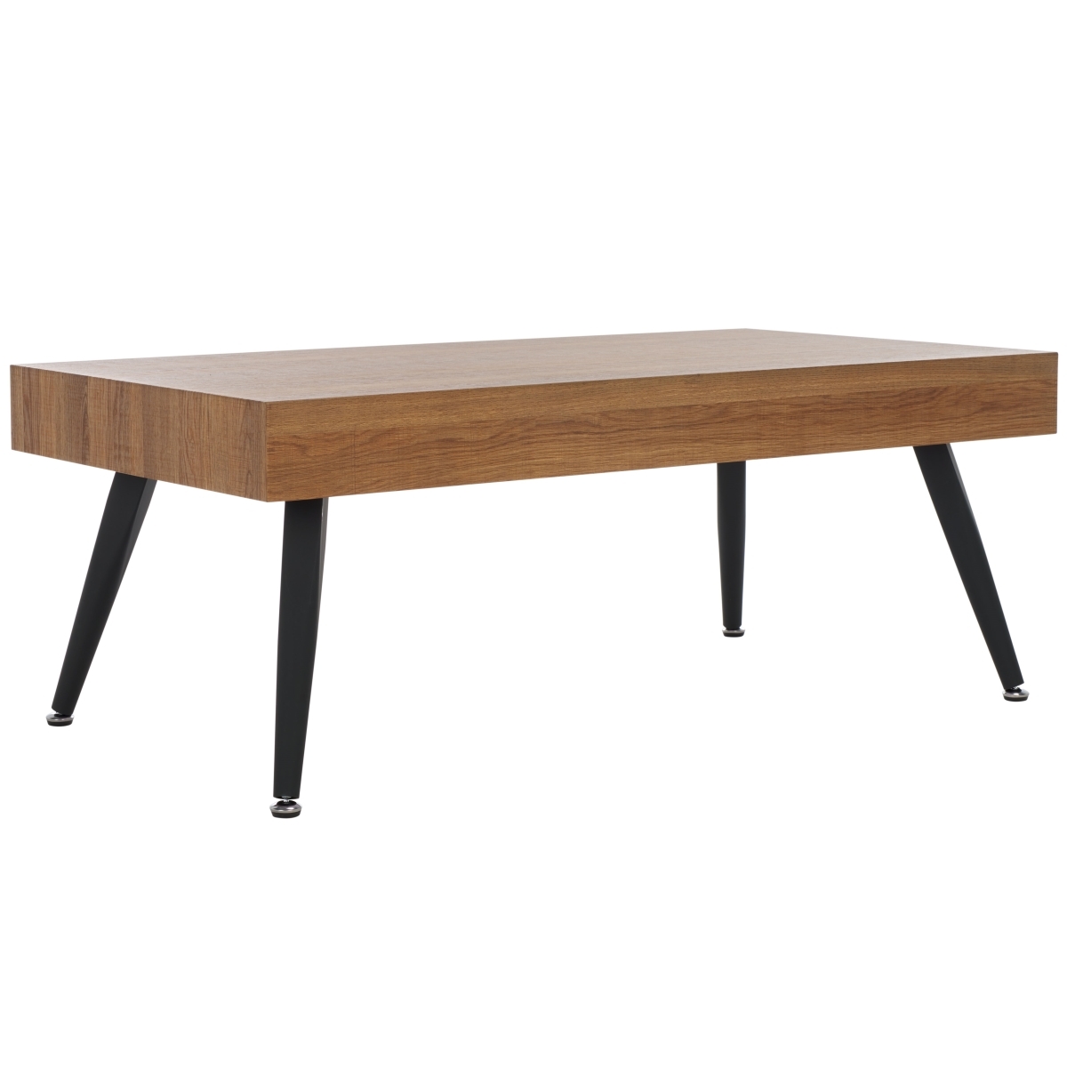 Cedric Coffee Table - Brown / Black - Safavieh - Image 6