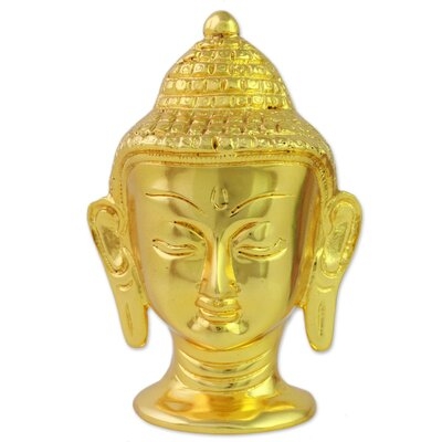 Siddhartha Head Plated Brass - Image 0