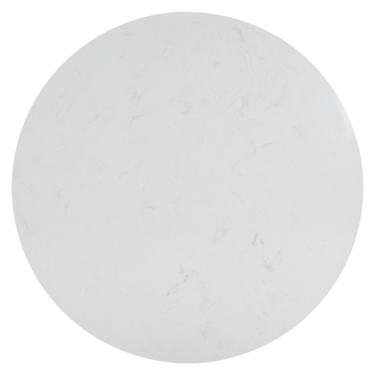 Puck Marble Top Coffee Table - Natural/White - Image 4