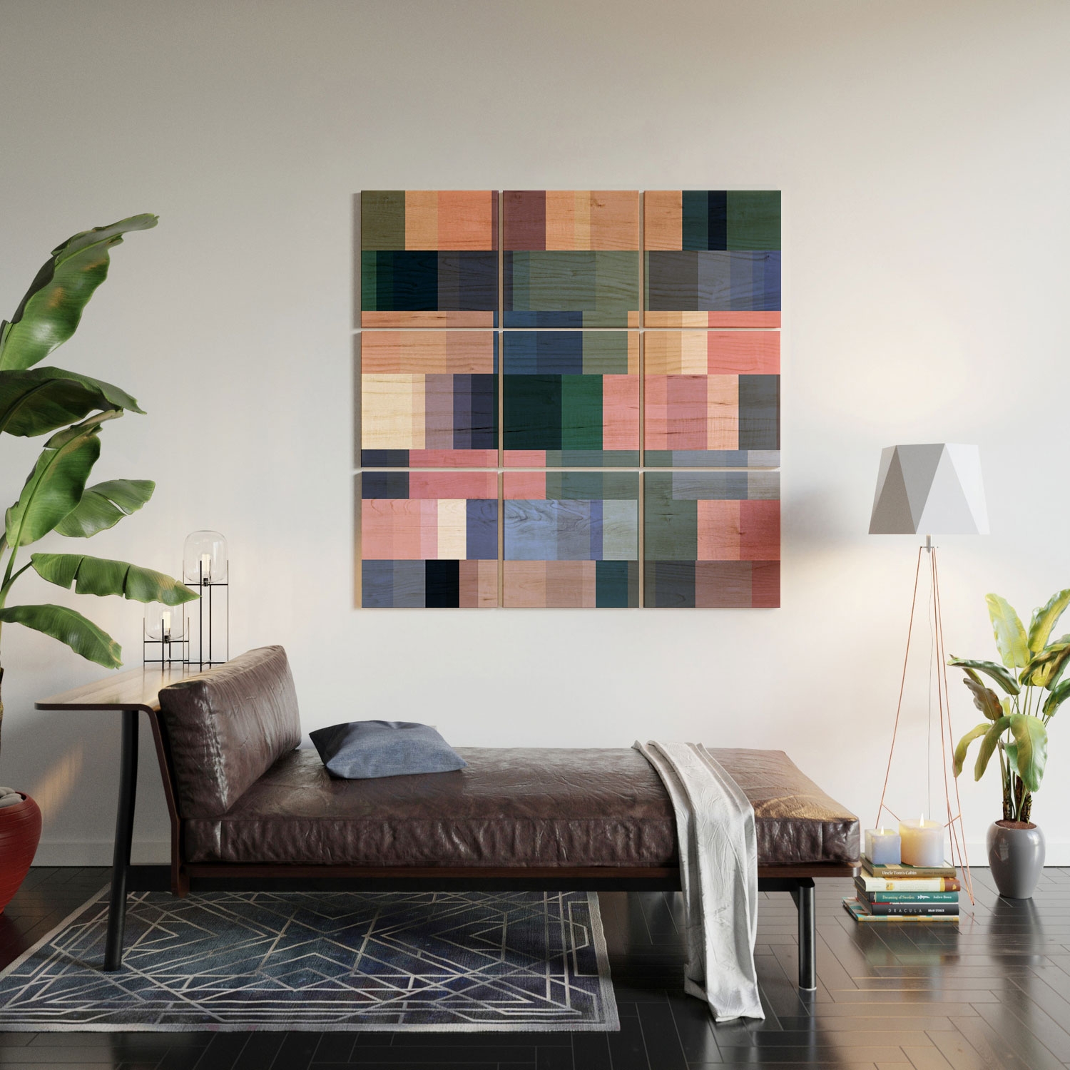 Nordic Combination 30 A by Mareike Boehmer - Wood Wall Mural3' X 3' (Nine 12" Wood Squares) - Image 4