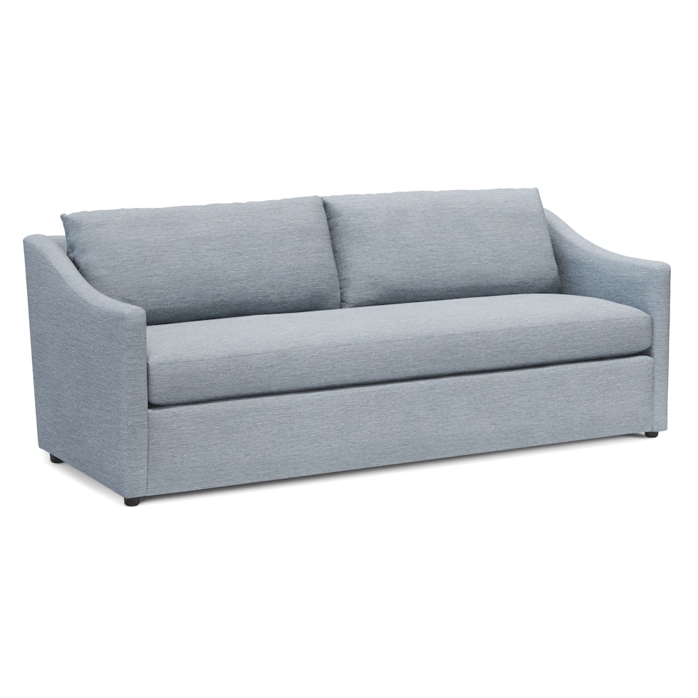 Landry 84.5" Sofa - Silver Light Blue - Image 0