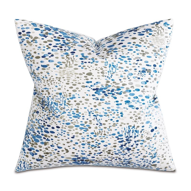 Thom Filicia Home Collection Marvel Throw Pillow Color: Sapphire - Image 0