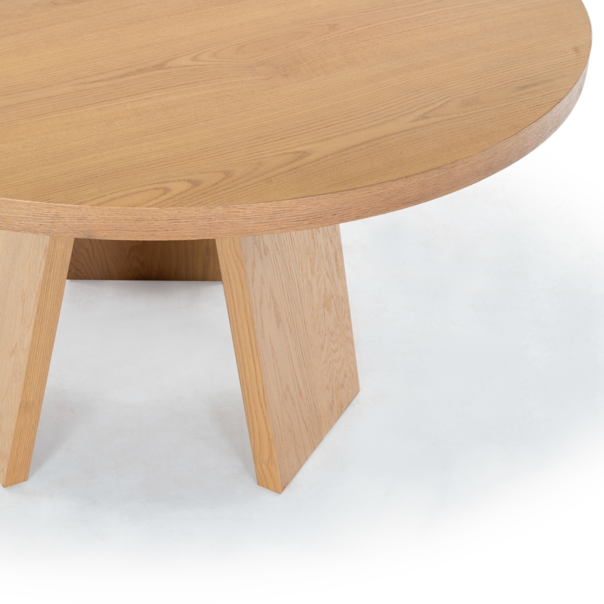Julianna 54" Wood Dining Table - Natural - Image 3