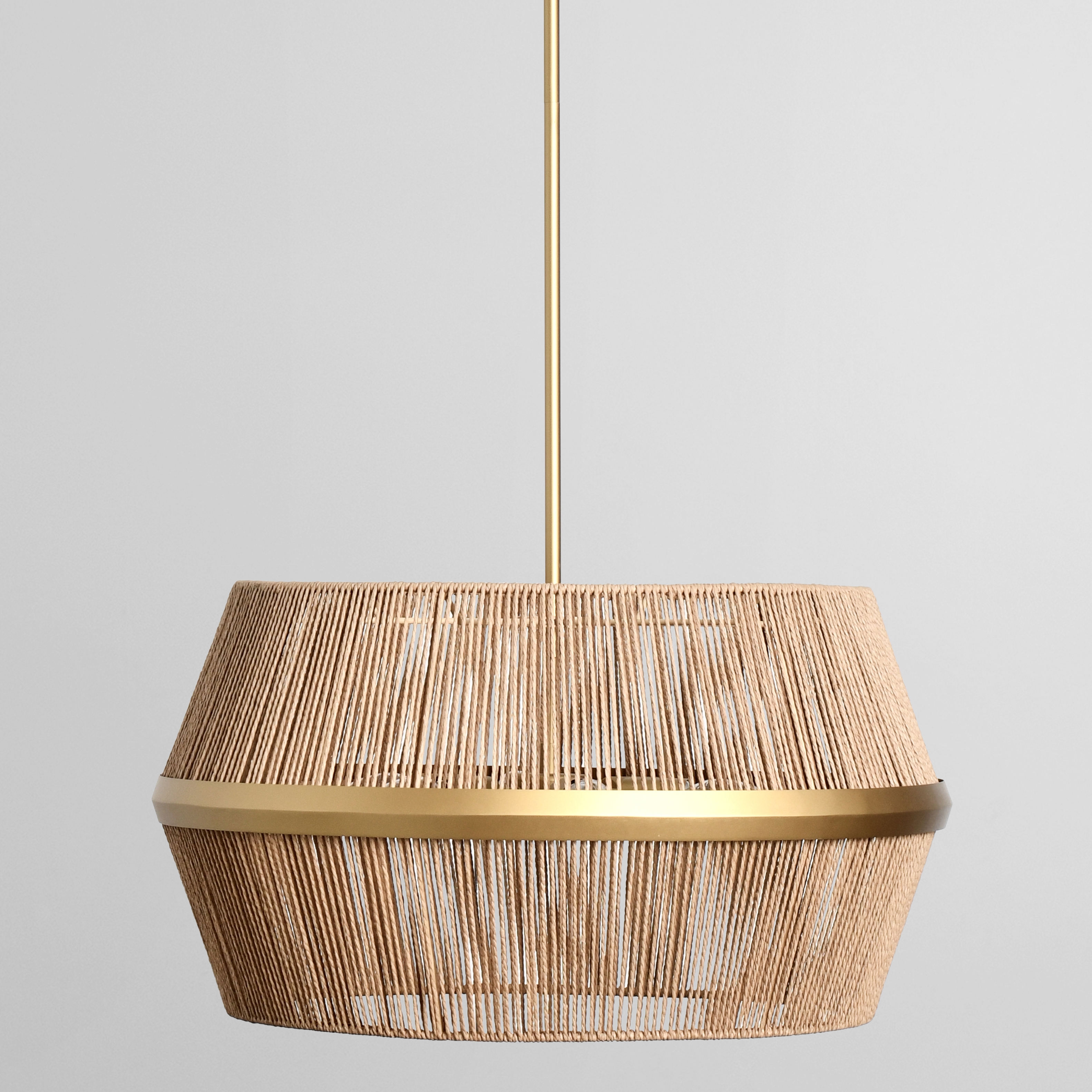 Wendy Chandelier Natural/Gold - Image 0