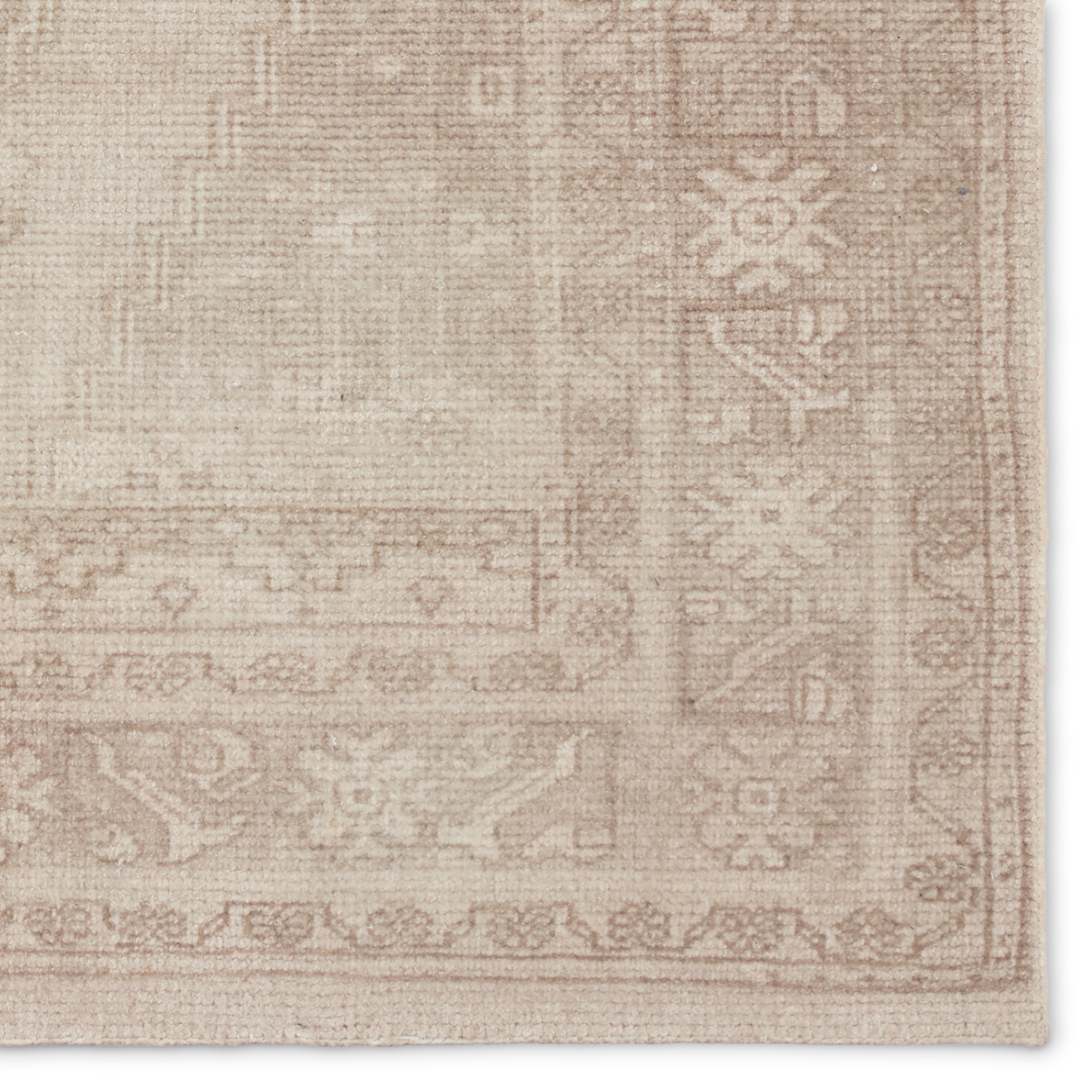 Bown THO03 Handmade Medallion Tan Area Rug (5'x8') - Image 3