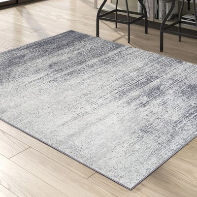 Belden Abstract Gray/White Area Rug - Image 0
