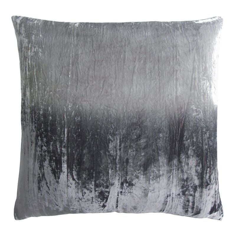Kevin O'Brien Studio Dip Dye Square Velvet Pillow Cover & Insert - Image 0