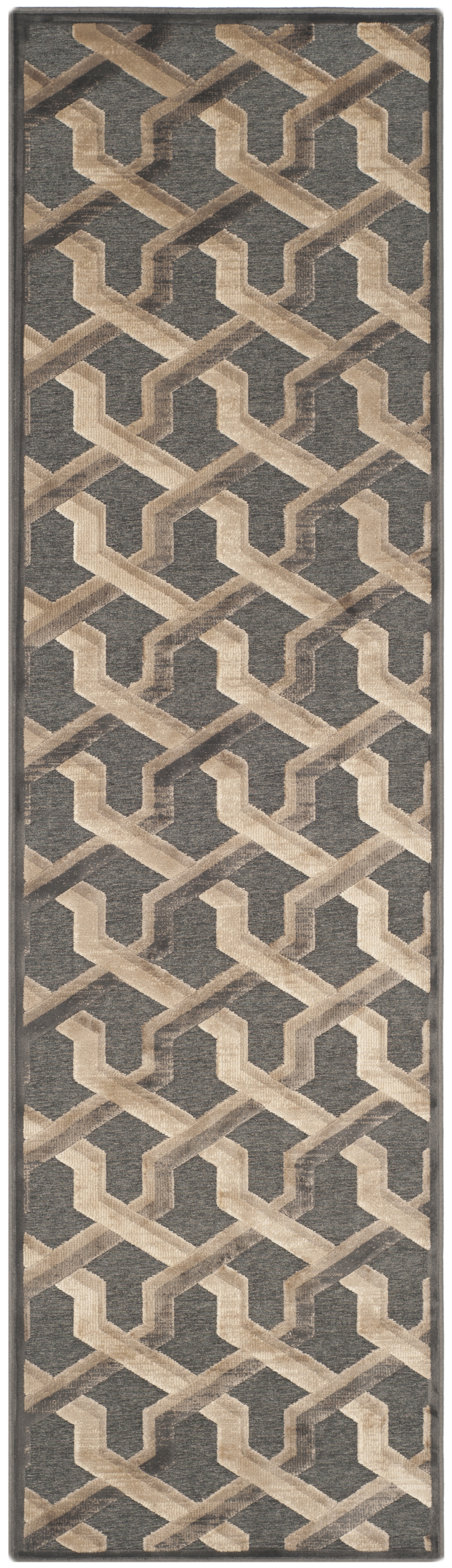 Arlo Home Woven Area Rug, PAR354-3330, Soft Anthracite,  7' 6" X 10' 6" - Image 0