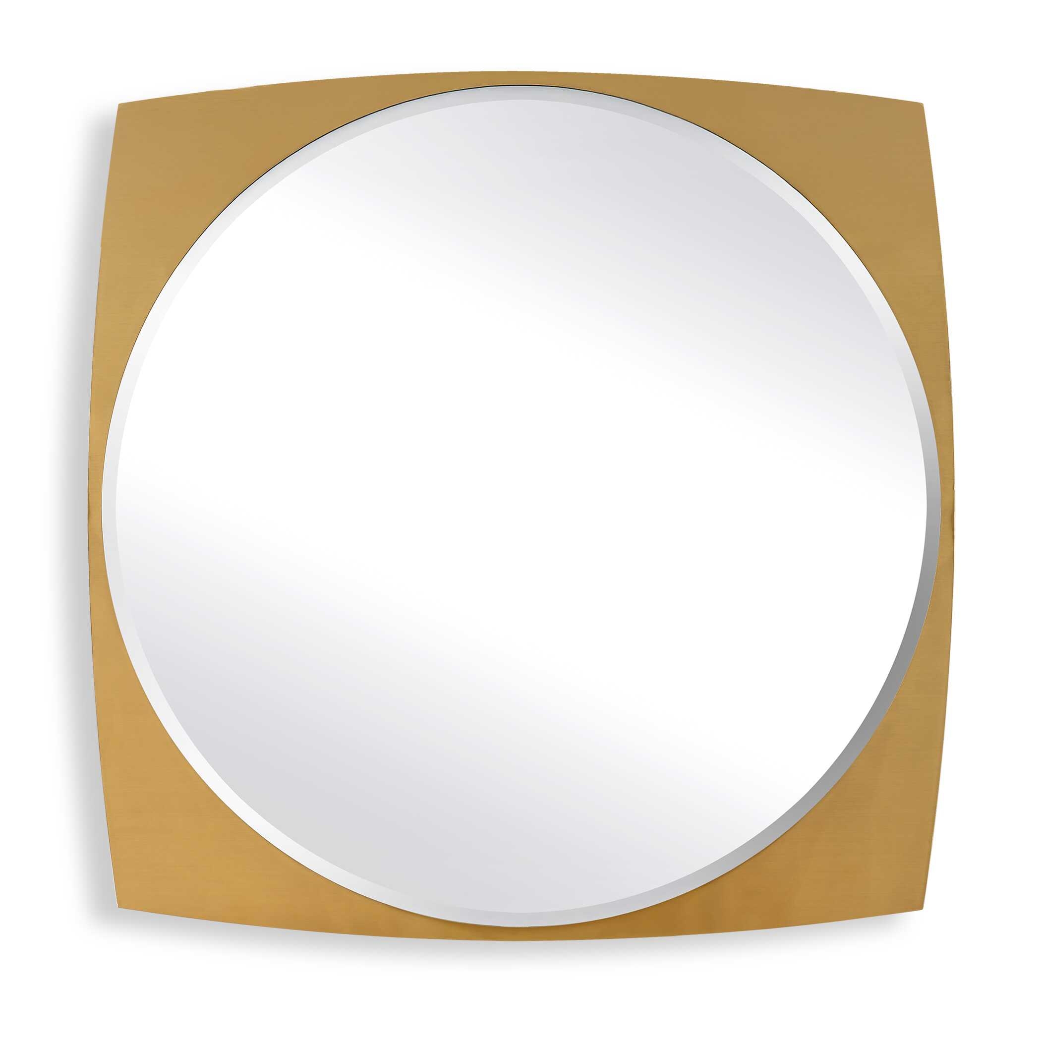 Neilia Round Brass Mirror - Image 0