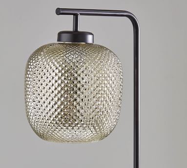 Rosalynn Glass Floor Lamp, Dark Bronze - Image 3