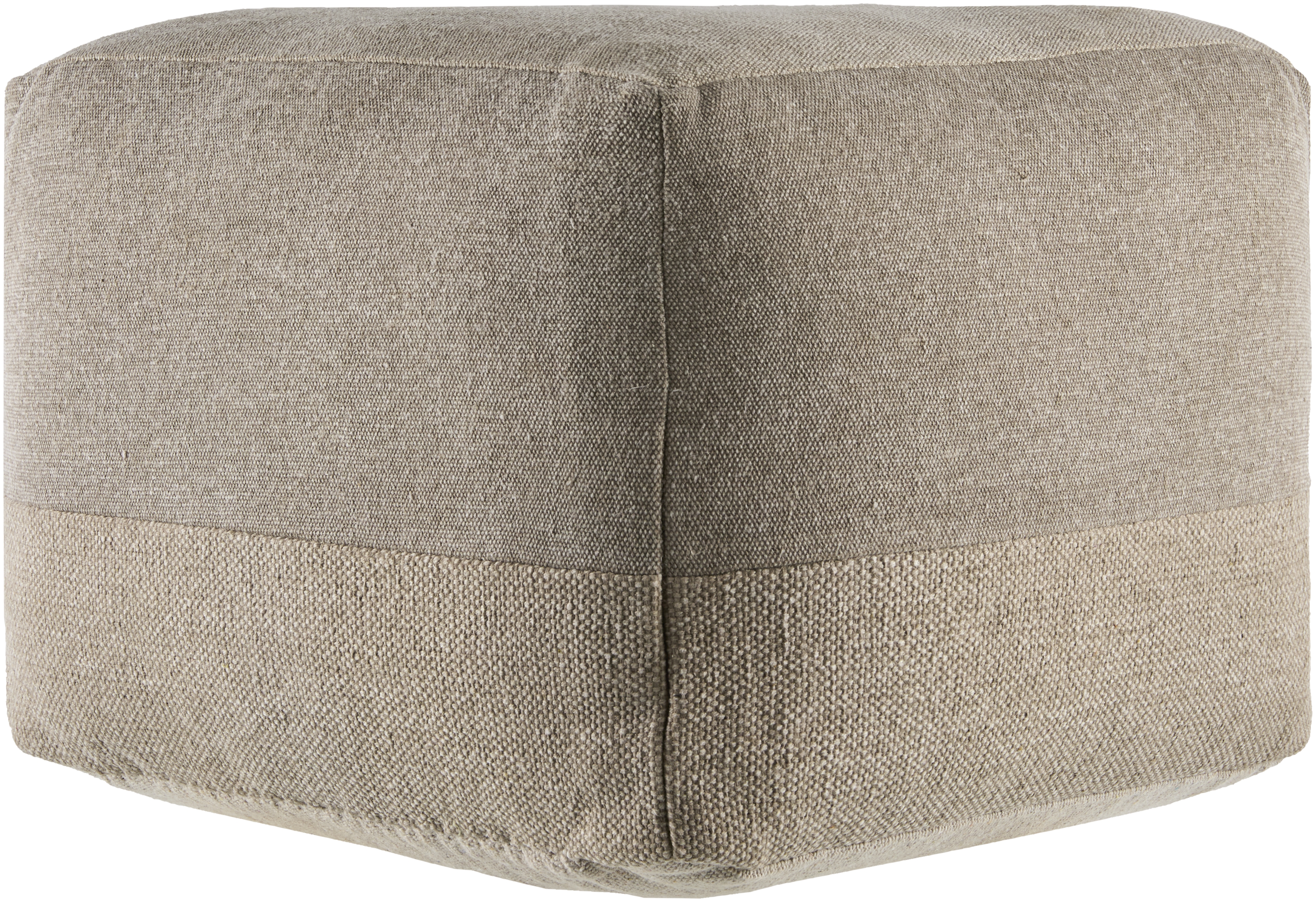 Frazier Woven Pouf - Image 0