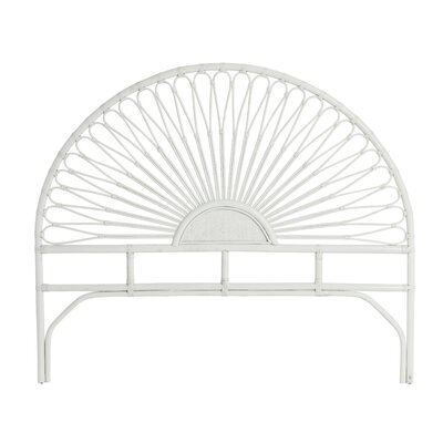 Boswell Rattan Headboard With Sunrise Design, Queen - Image 0