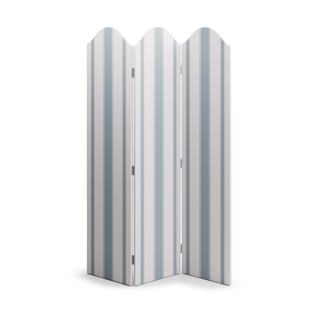 Scalloped Screen | French Blue Clarence Stripe - Image 0