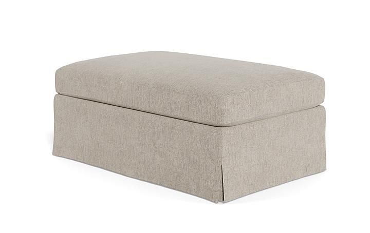 Sloan Slipcovered Ottoman - Image 2