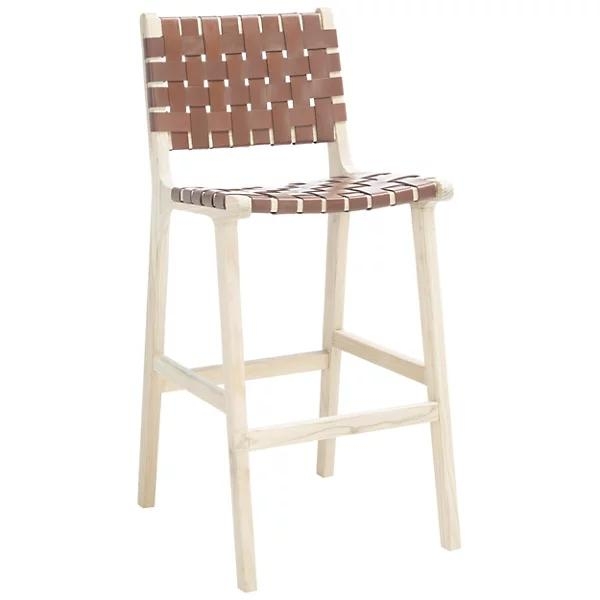 Heloisa Leather Bar Stool - Image 0