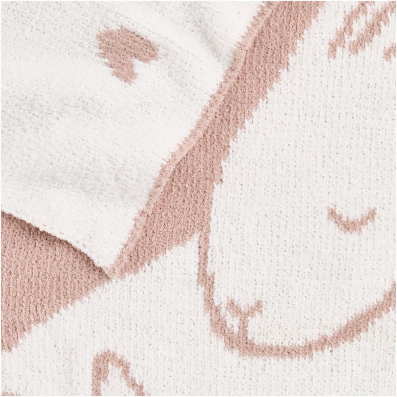 Bunny Chenille Christmas Baby Stroller Blanket - Image 5