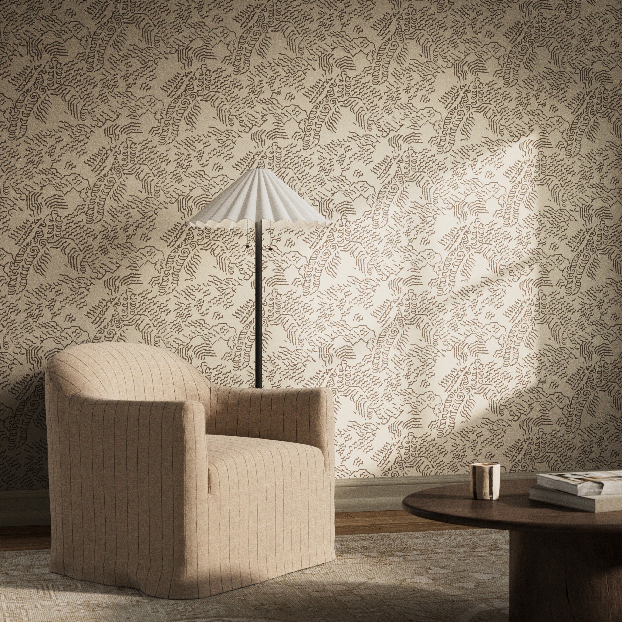 Balkan Wallpaper by Four Hands Art Studio - Balkan Taupe II - Image 1