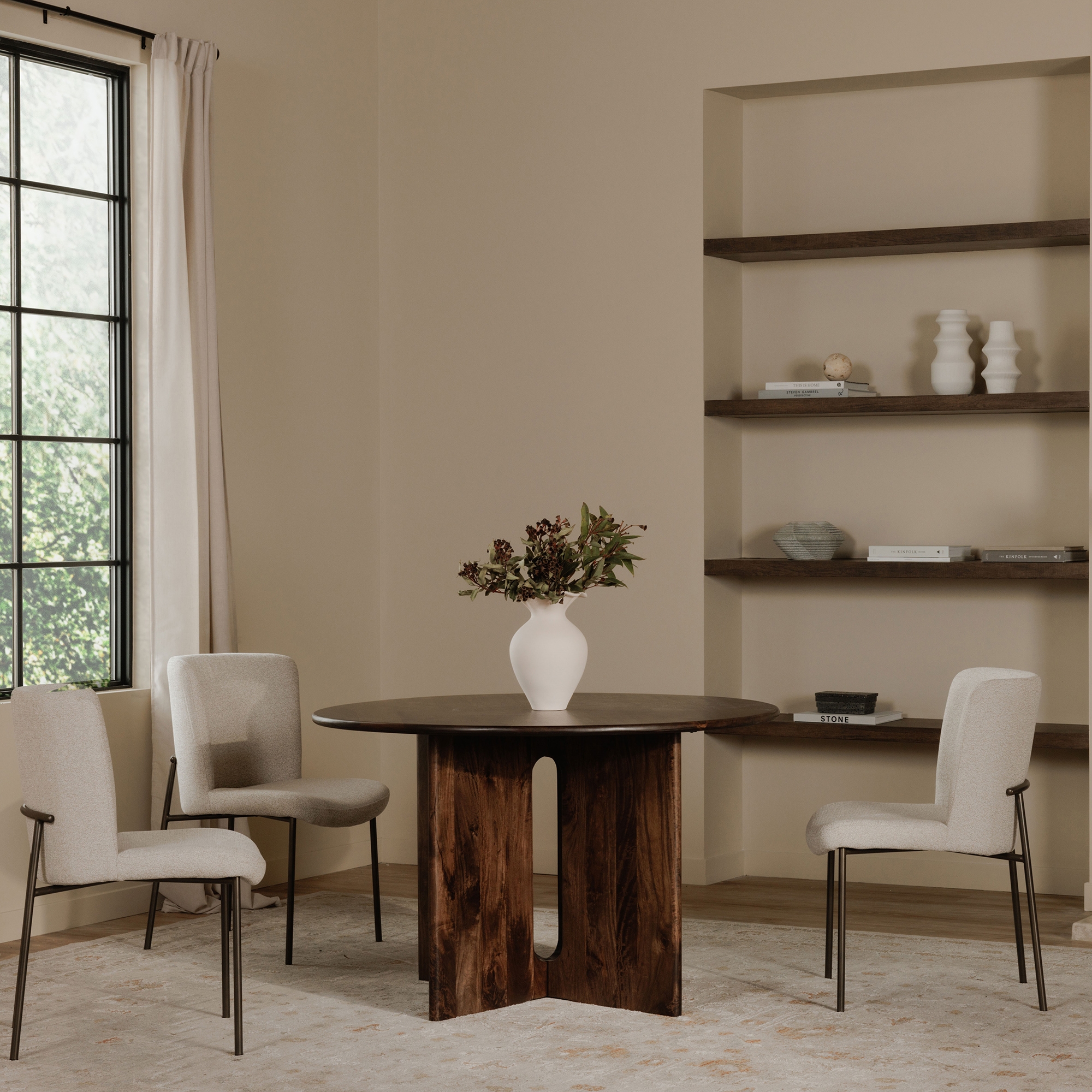 Stanley Dining Table Dark Brown - Image 5