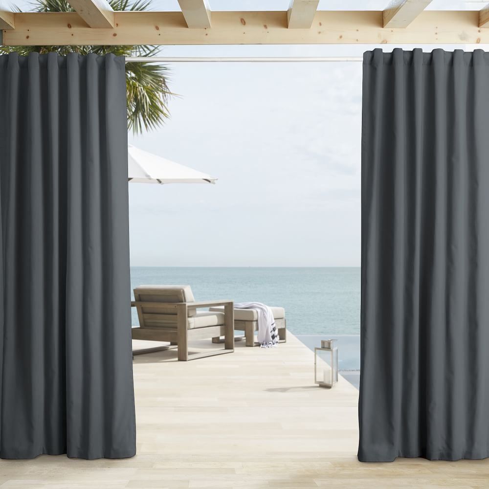 Outdoor Solid Curtain, Cavern, 48"x84" - Image 0