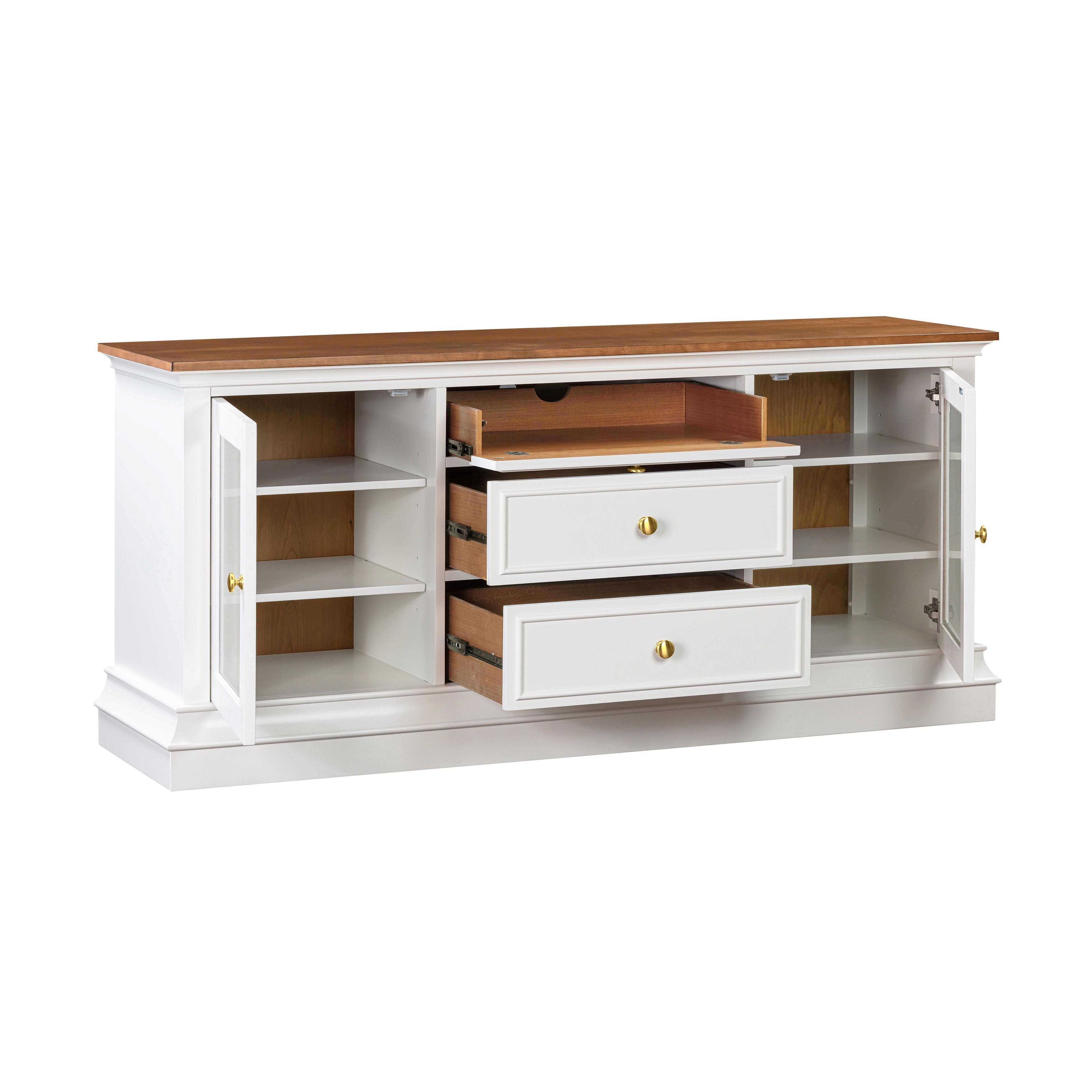 Hudson White Entertainment Console - Image 3