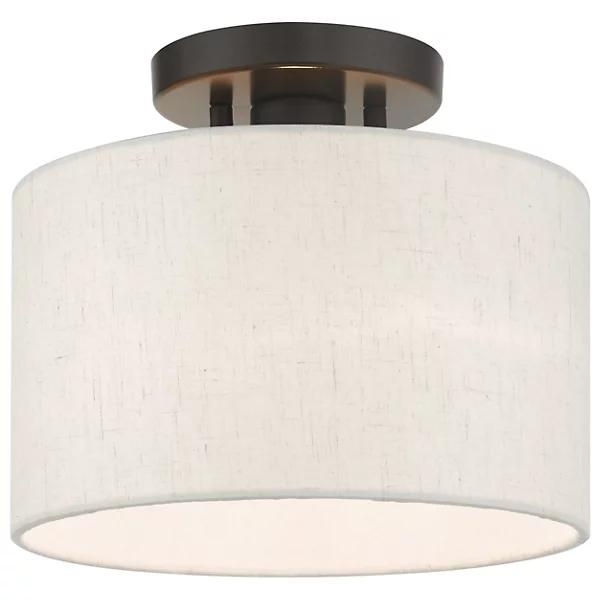 Maureen Tall Shade Semi Flushmount - Image 0