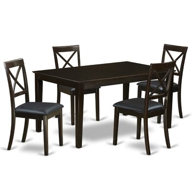 Asleigh 7 - Piece Solid Wood Dining Set - Image 0