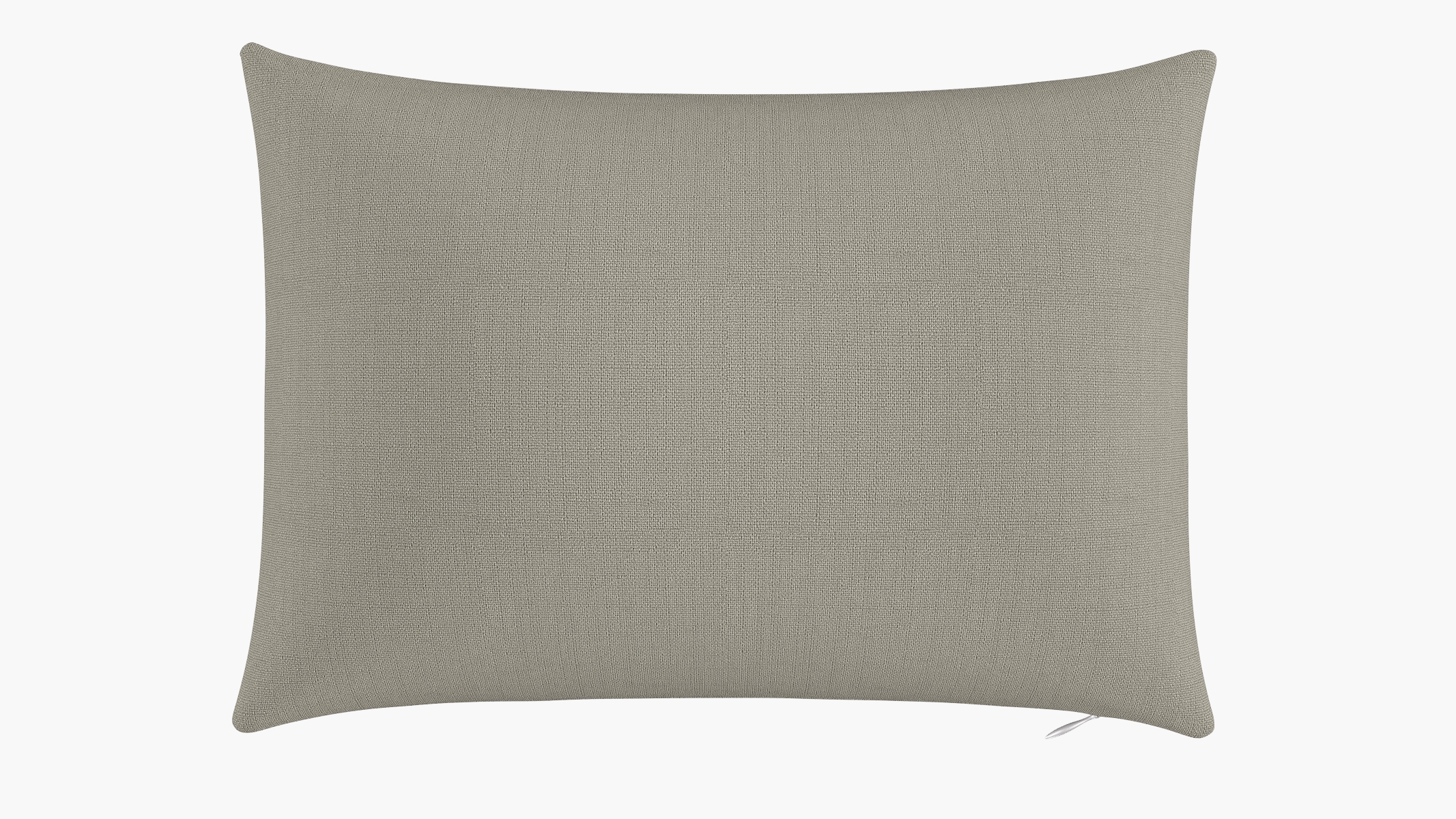 Throw Pillow 14" x 20", Putty Everyday Linen, 14" x 20" - Image 0