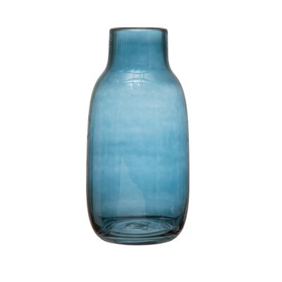 Daphne Blue 11.75" Glass Table Vase - Image 0