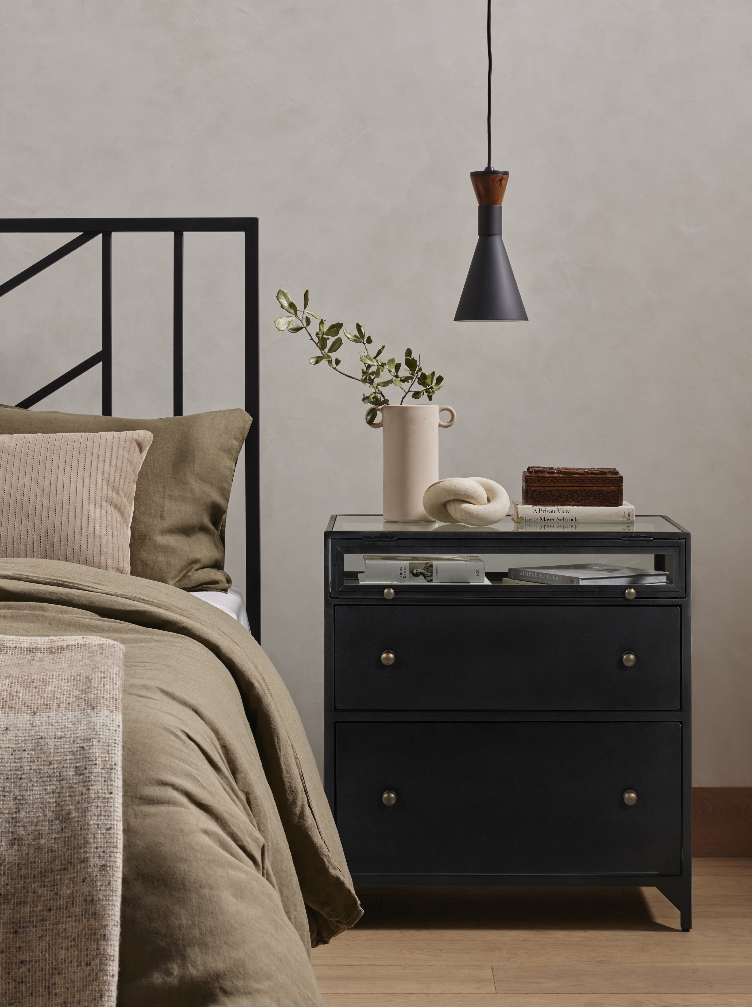 Shadow Box Nightstand-Black - Image 13