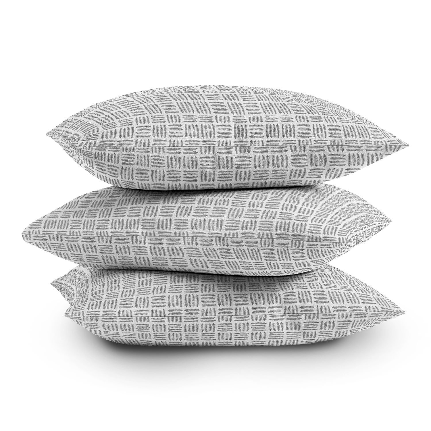 Pine Needle Checker I by Iveta Abolina - Indoor Throw Pillow 20" x 20" - Image 3