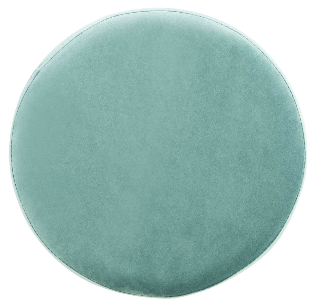Kellie Round Counter Stool - Seafoam / Gold - Safavieh - Image 4