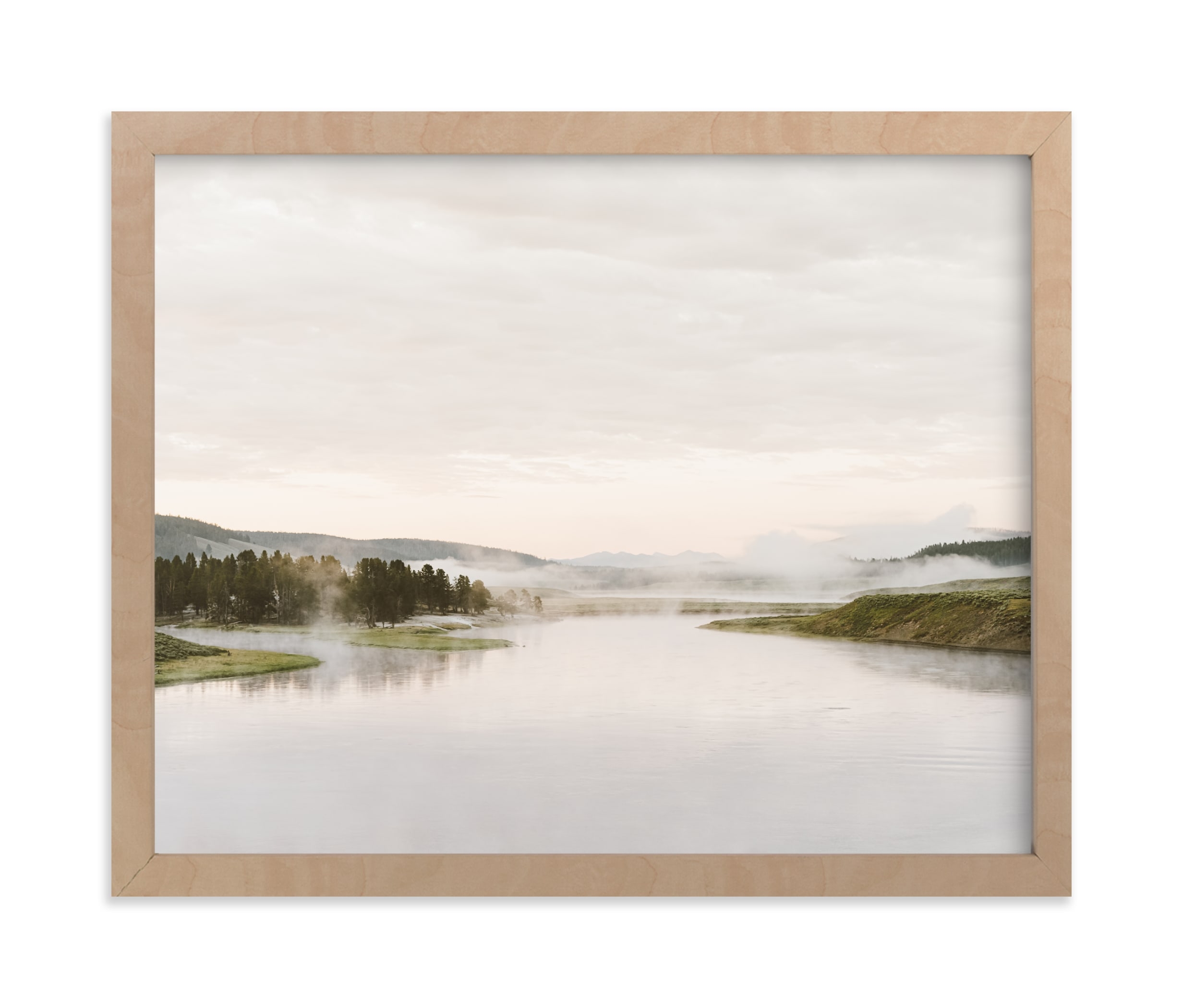 Misty Lake Limited Edition Fine Art Print 1 - Image 0
