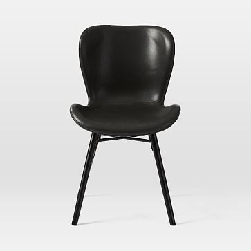 Uma Faux Leather Dining Chair, Saddle, Pecan - Set of 2 - Image 2