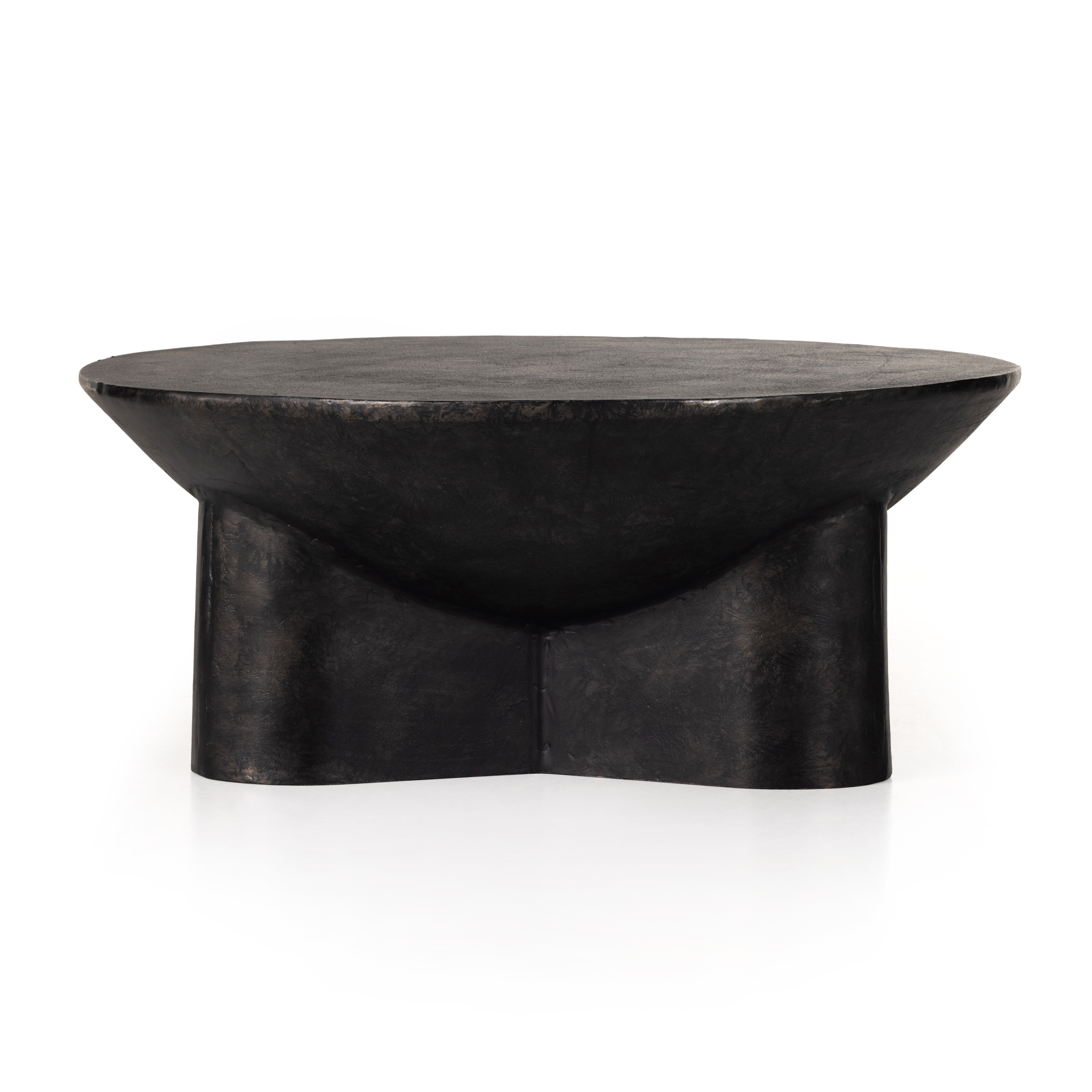 Sante 36" Coffee Table-Raw Black - Image 4