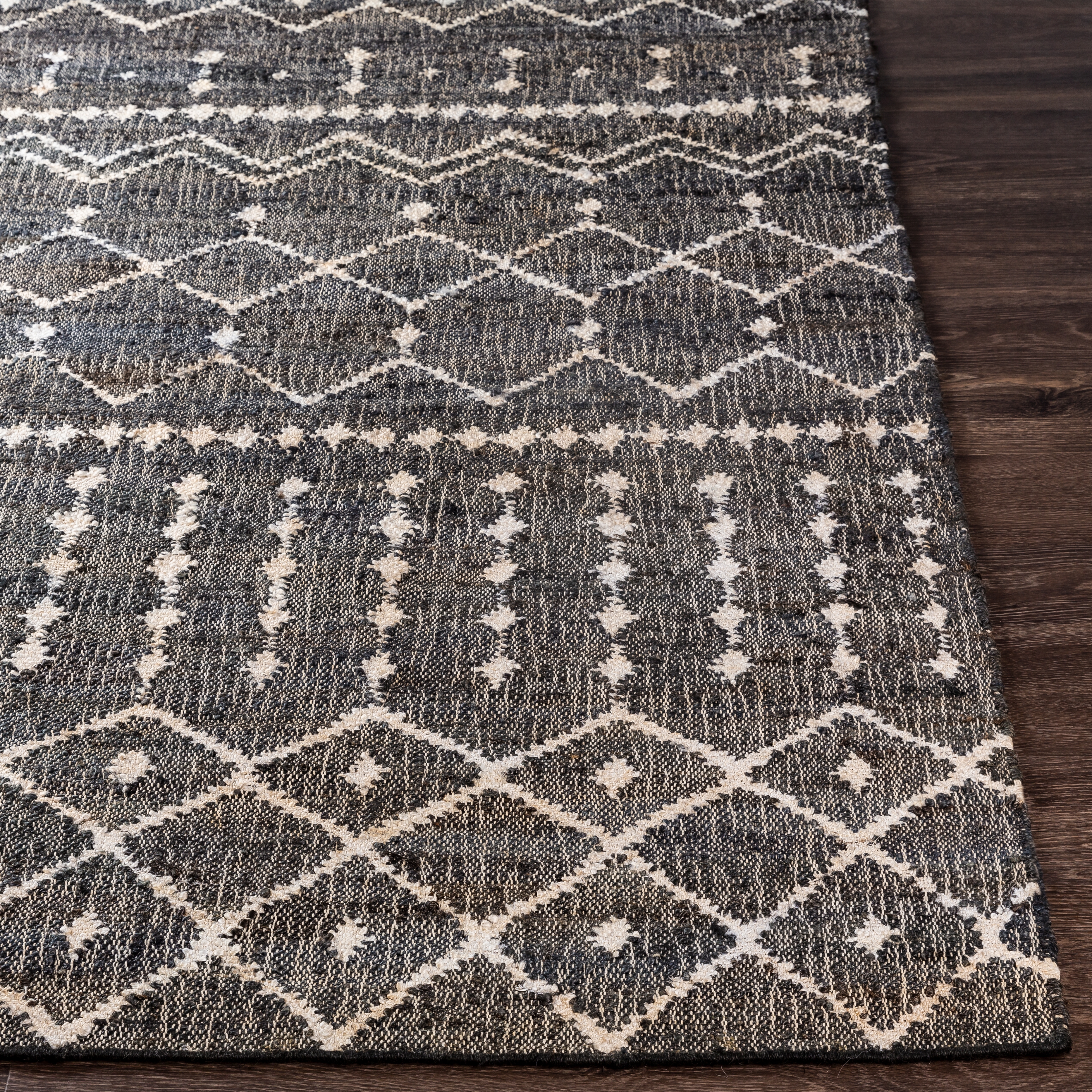 Cadence Brown Indoor 8' x 10' Handmade Rug - Image 2