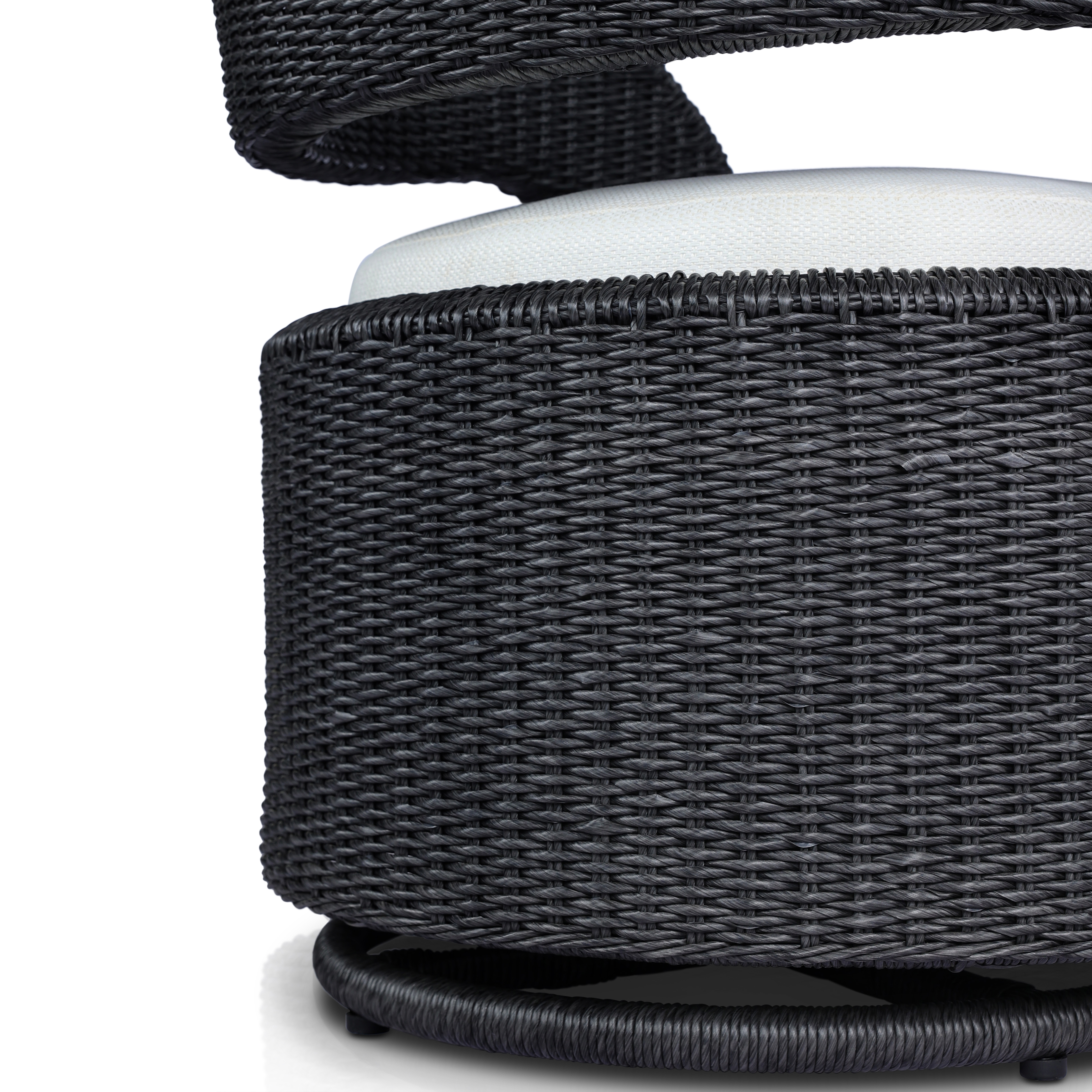 Hawkins Outdoor Swivel Chair - Faye Cream - Image 12