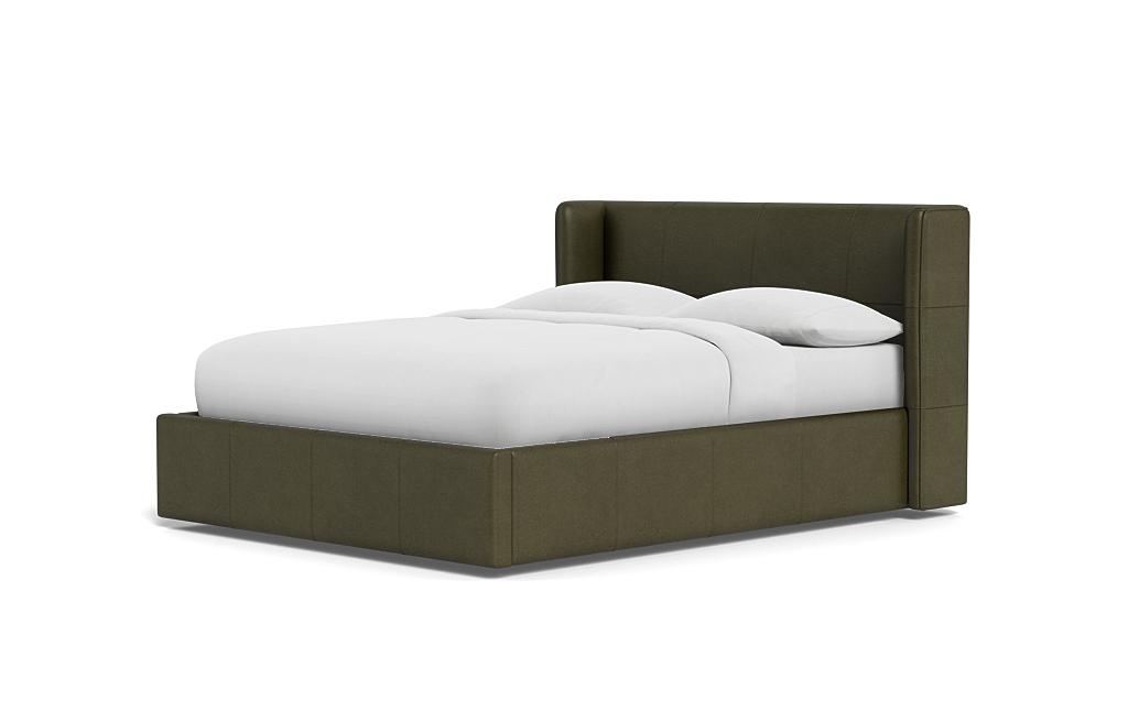 Graham Leather Upholstered Bed with Storage Option - Image 2