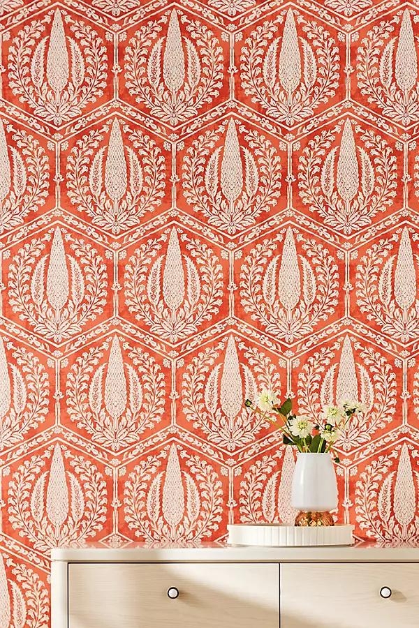 Vermillion Cyrus Harvest Botanical Wallpaper - Image 0