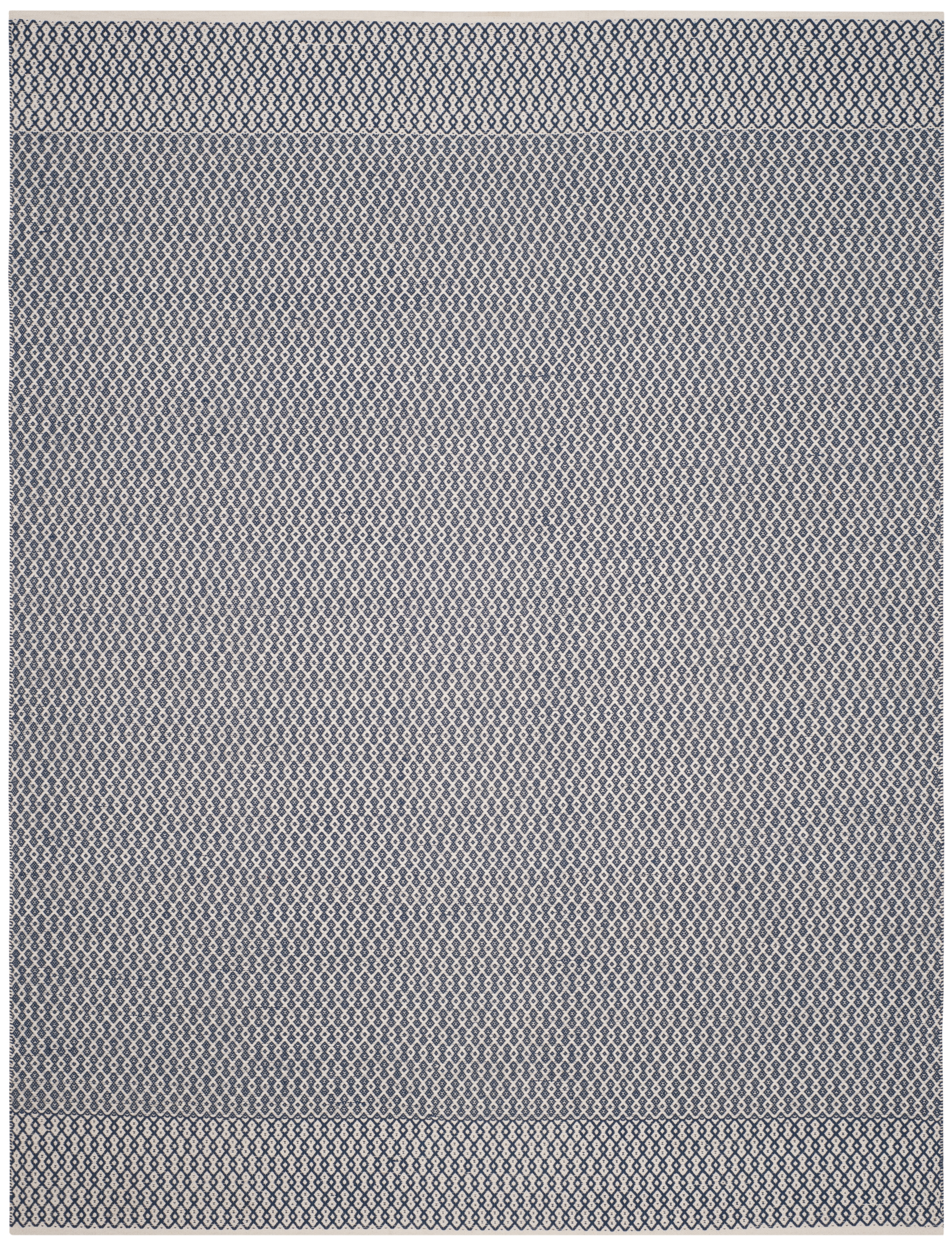 Arlo Home Hand Woven Area Rug, MTK339B, Ivory/Navy,  8' X 10' - Image 0