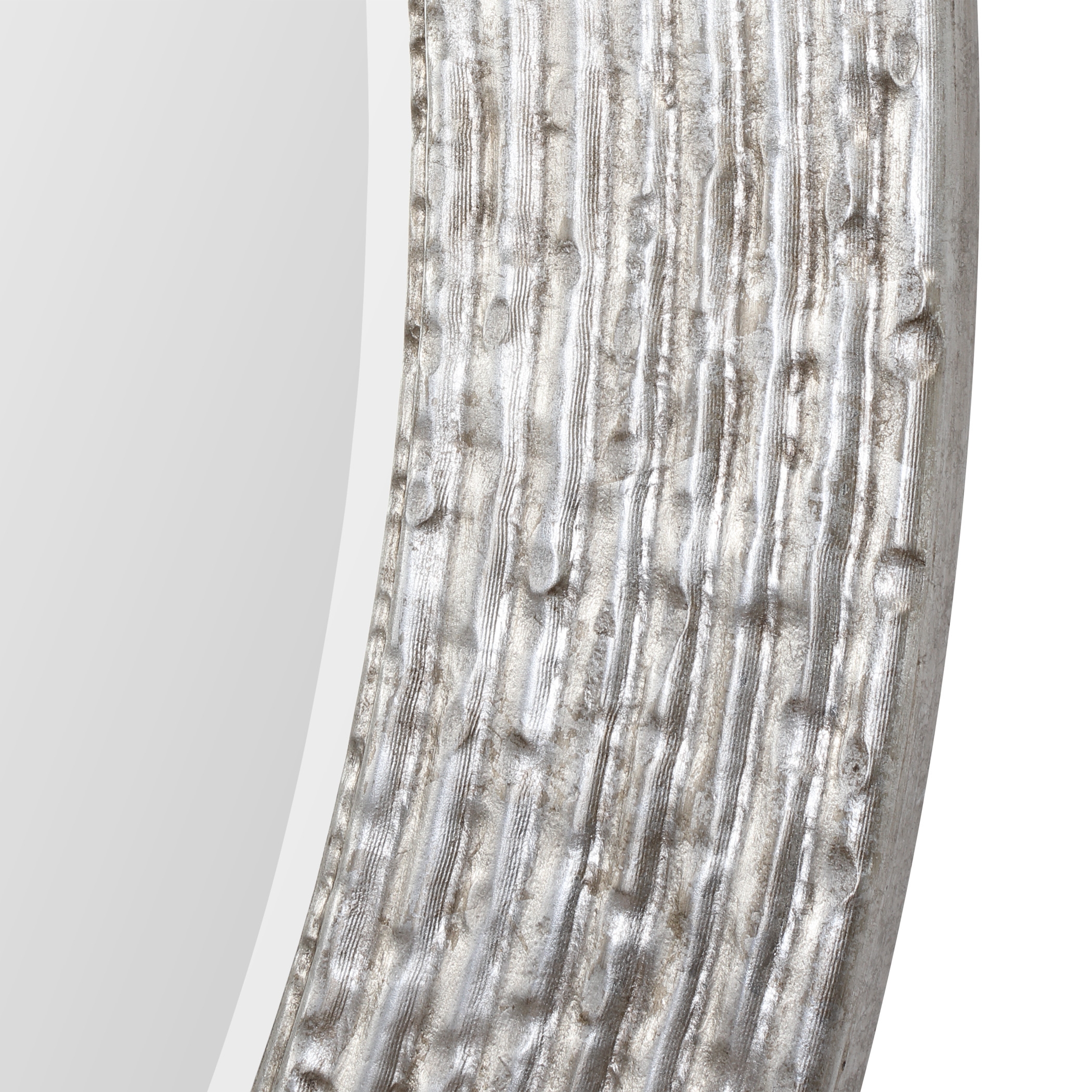 Conder Oval Silver Mirror - Image 3