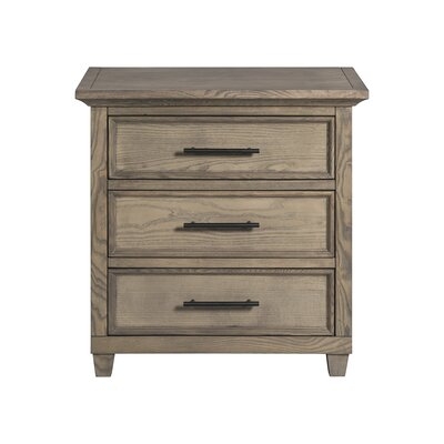 Letterly 3 Drawer Nightstand - Image 0