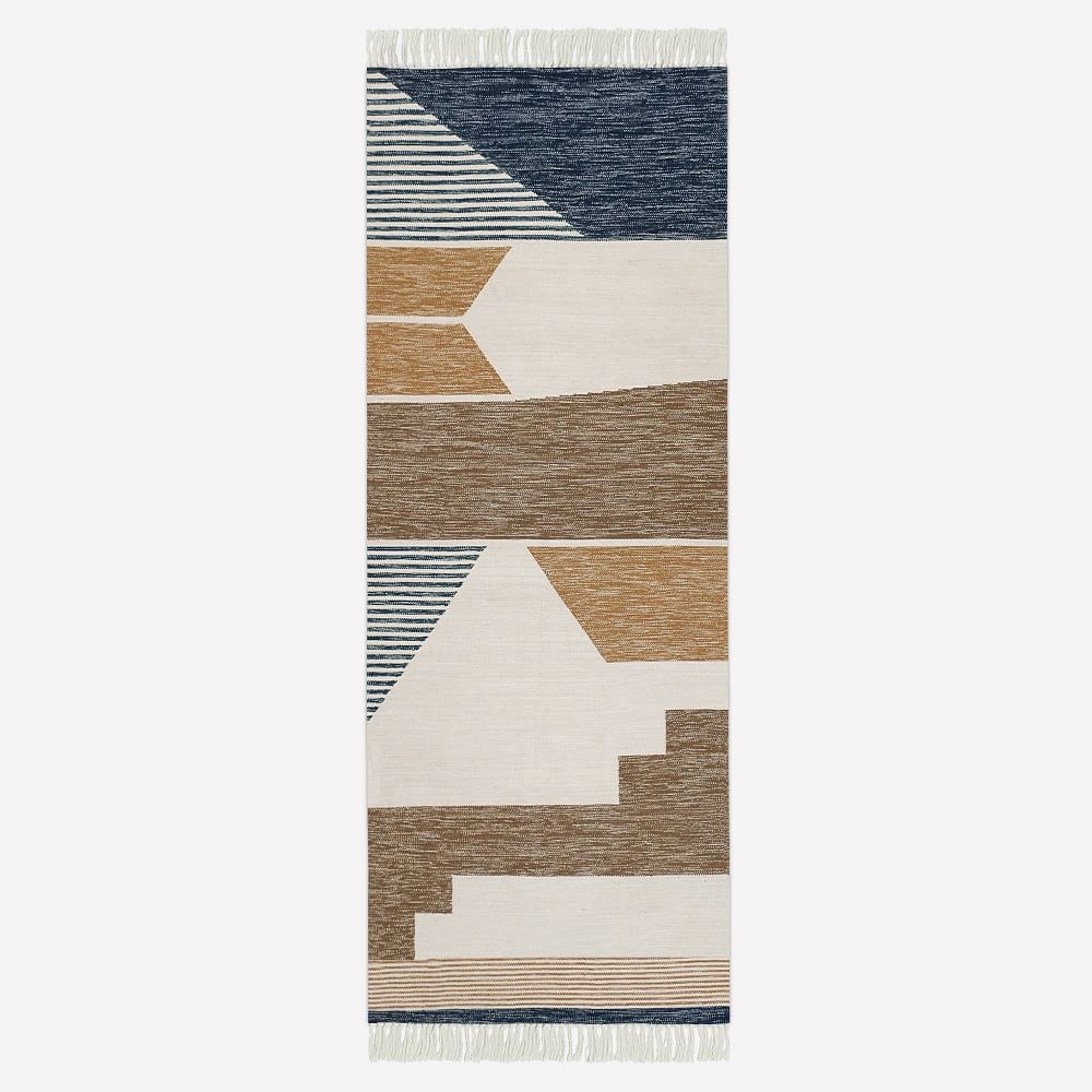 Desert Stream Indoor/Outdoor Rug, 2.5x7, Cool Multi - Image 0