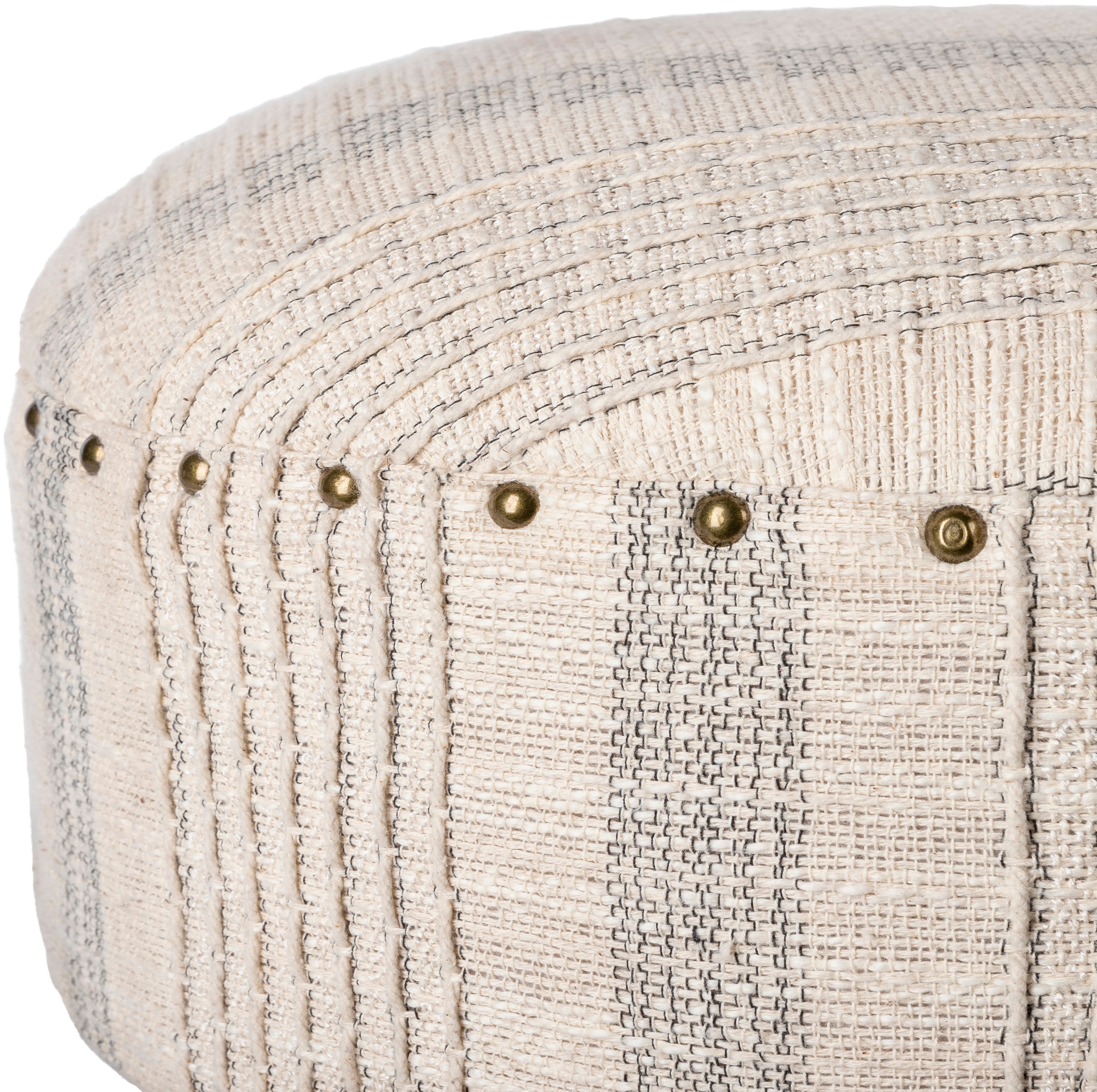 Haarlem Cotton 16"H x 16"W x 16"D Ottoman - Image 1